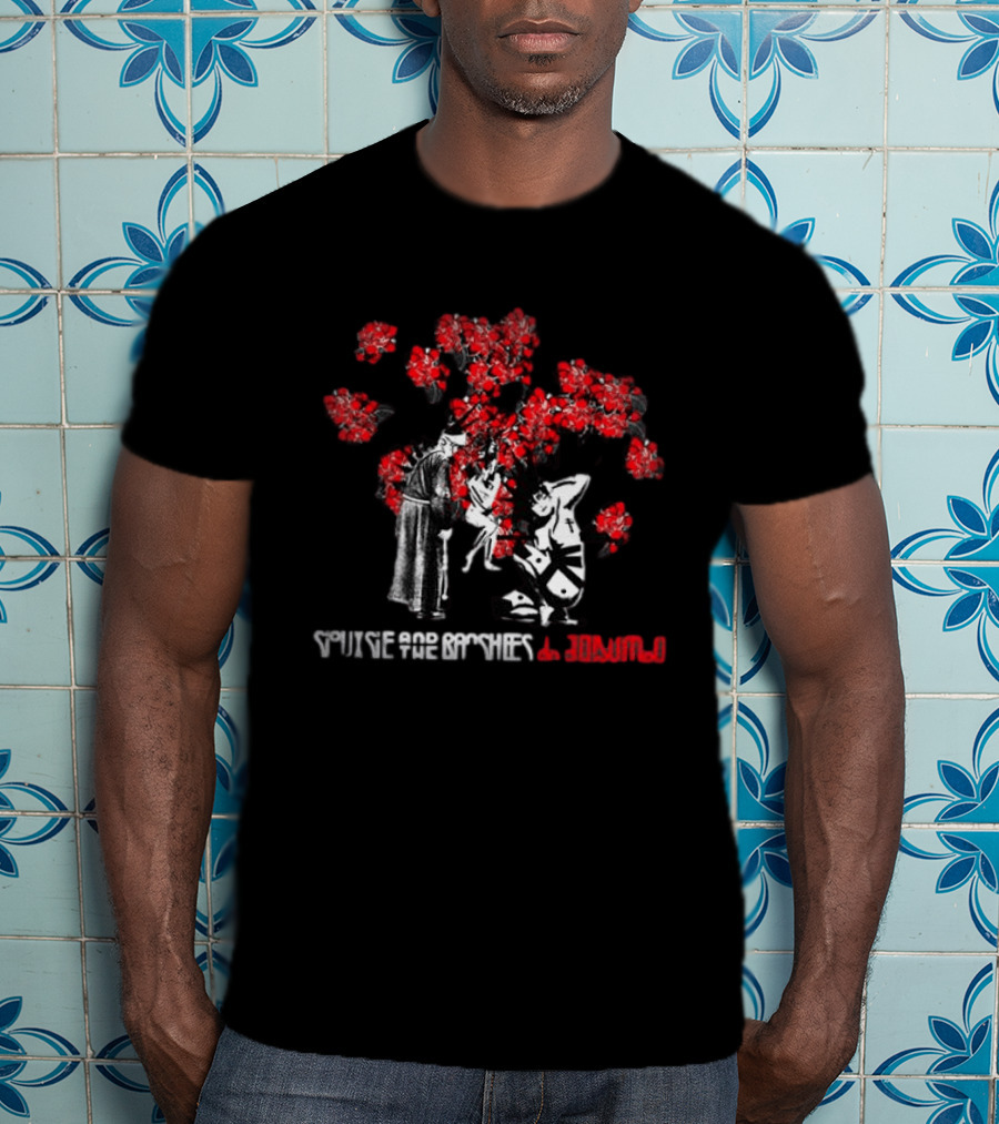 Siouxsie And The Banshees Downside Up Red Blossom T-Shirt