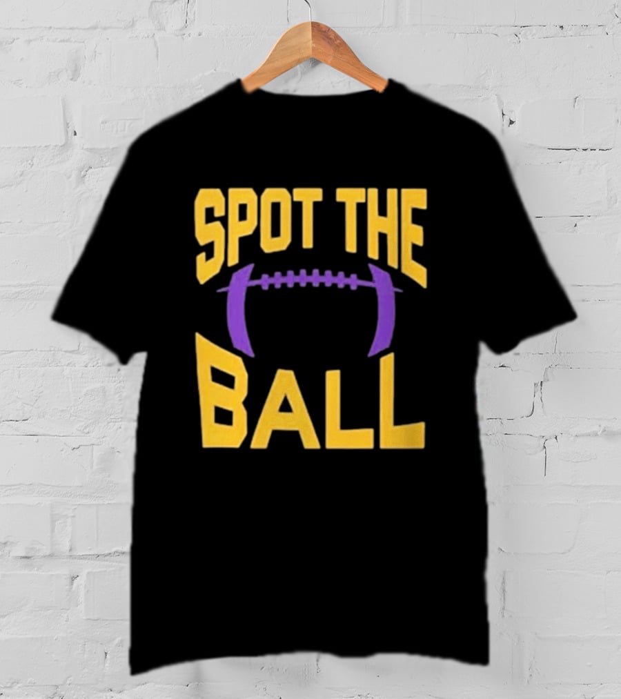 Spot The Ball Football Enthusiast Game Challenge T-Shirt