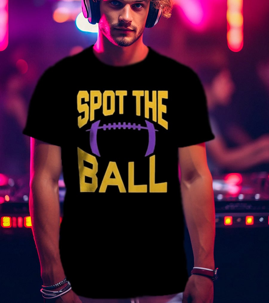Spot The Ball Football Enthusiast Game Challenge T-Shirt