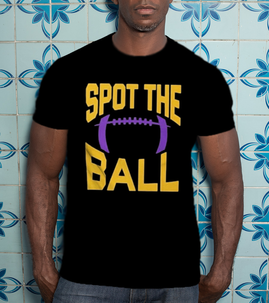 Spot The Ball Football Enthusiast Game Challenge T-Shirt