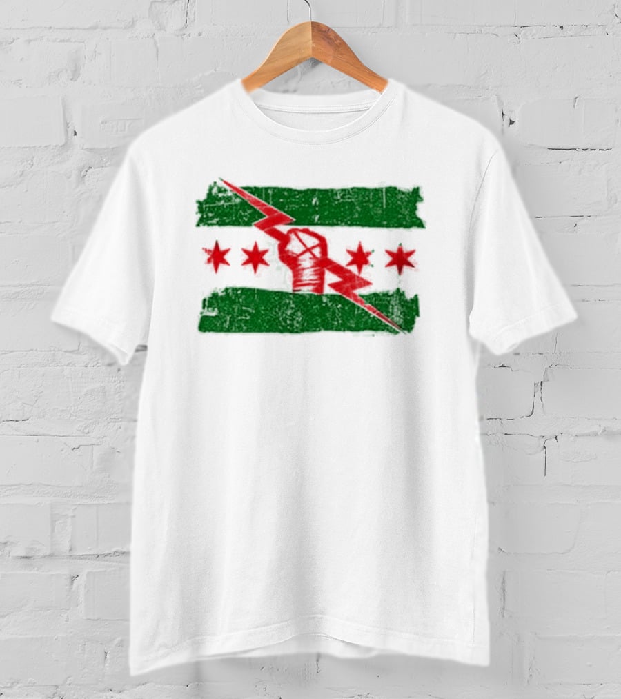 CM Punk Mexico City Best In The World WWE Lightning Stars T-Shirt