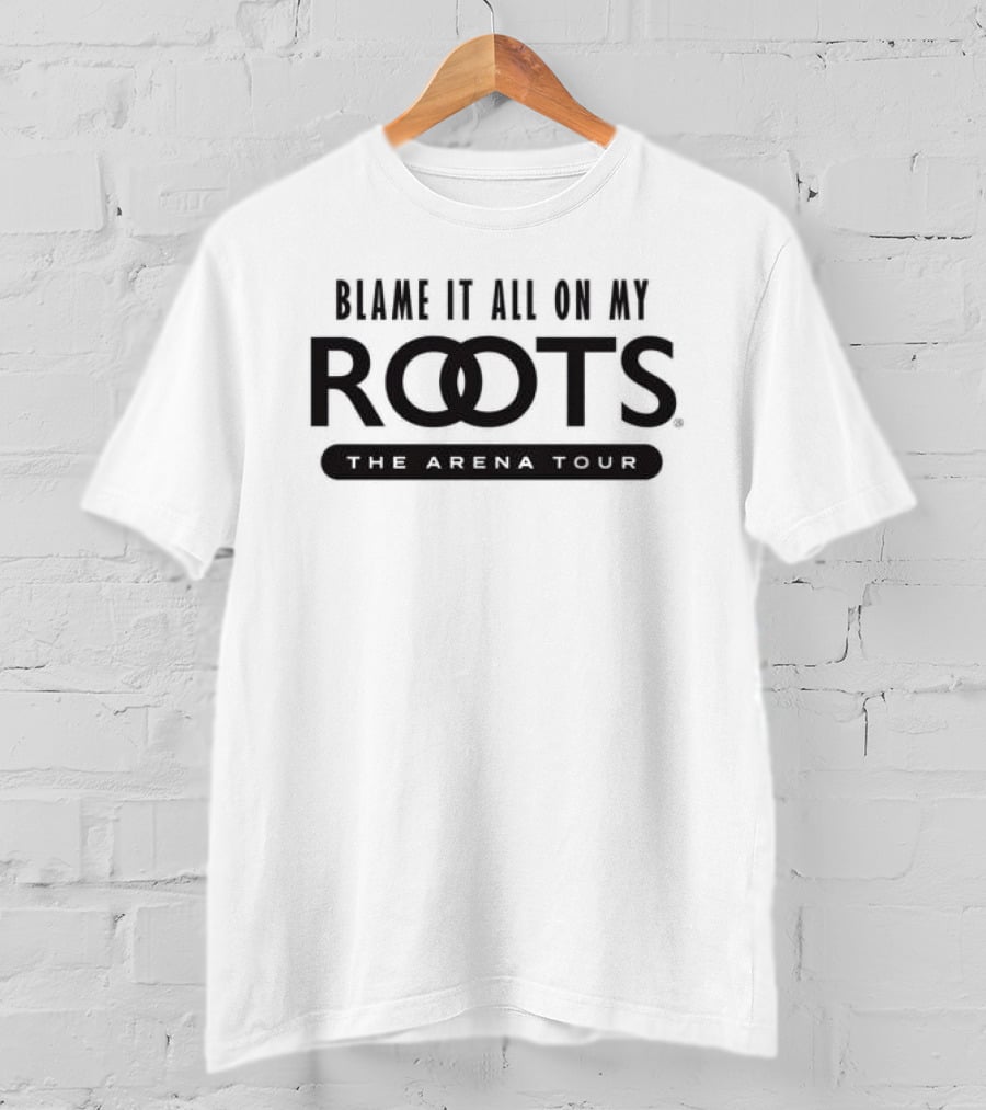 Blame It All On My Roots The Arena Tour Garth Brooks Store Crewneck Ash T-Shirt