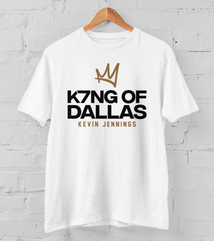 K7NG Of Dallas Kevin Jennings Crown T-Shirt