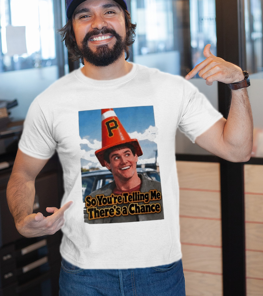 Jim Carrey Cone Hat P So You're Telling Me There's A Chance T-Shirt