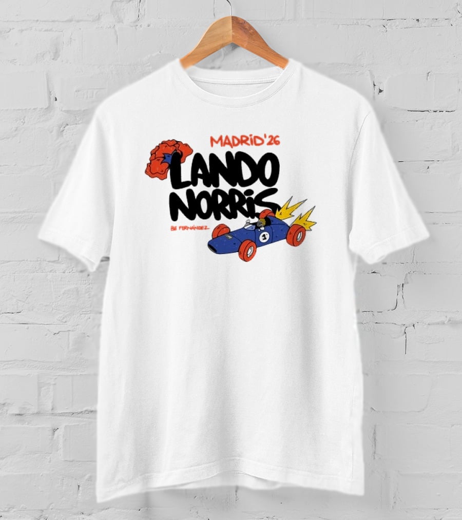 Maddio's Lando Norris Racing Car T-Shirt