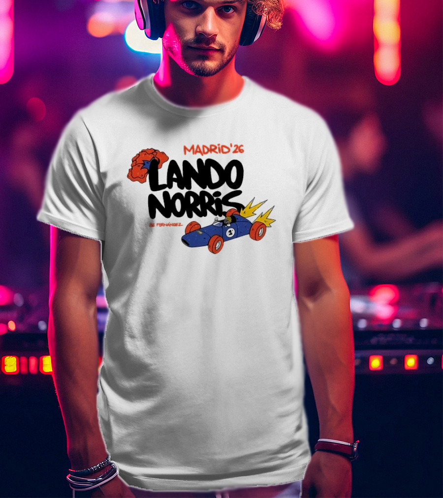Maddio's Lando Norris Racing Car T-Shirt