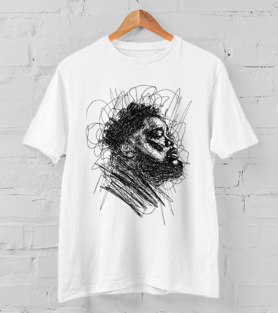 Rod Wave Dont Look Down Tour 2026 Hand Drawn Sketch T-Shirt