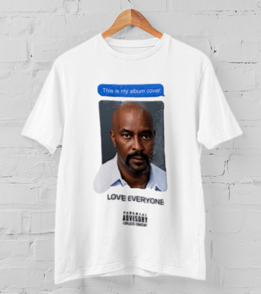 This Is My Album Cover Love Everyone Parental Advisory Explicit Content T-Shirt