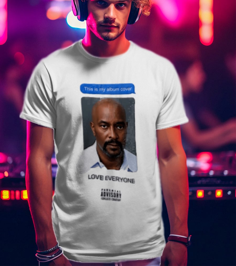 This Is My Album Cover Love Everyone Parental Advisory Explicit Content T-Shirt