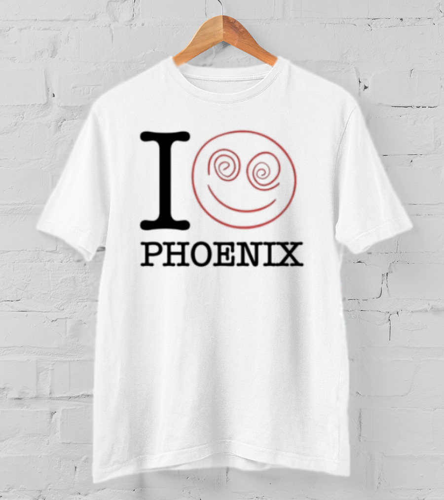 I Love Phoenix Spiral Smile Face T-Shirt