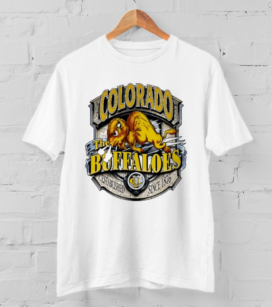 Colorado Buffaloes CU The Buffaloes Established Since 1876 T-Shirt