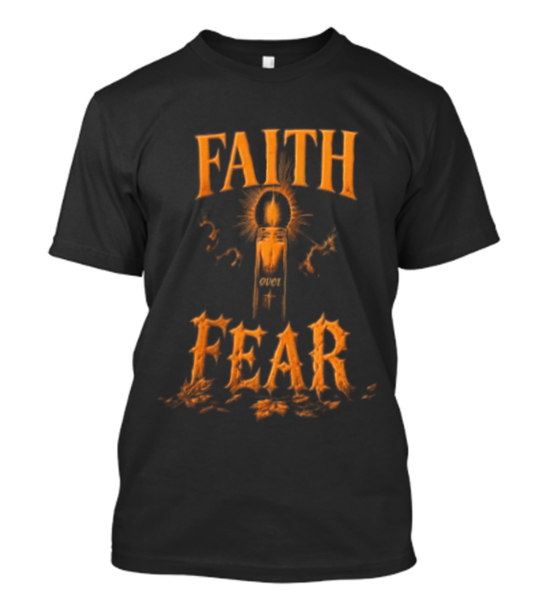 Faith Over Fear Spooky Halloween T-Shirt