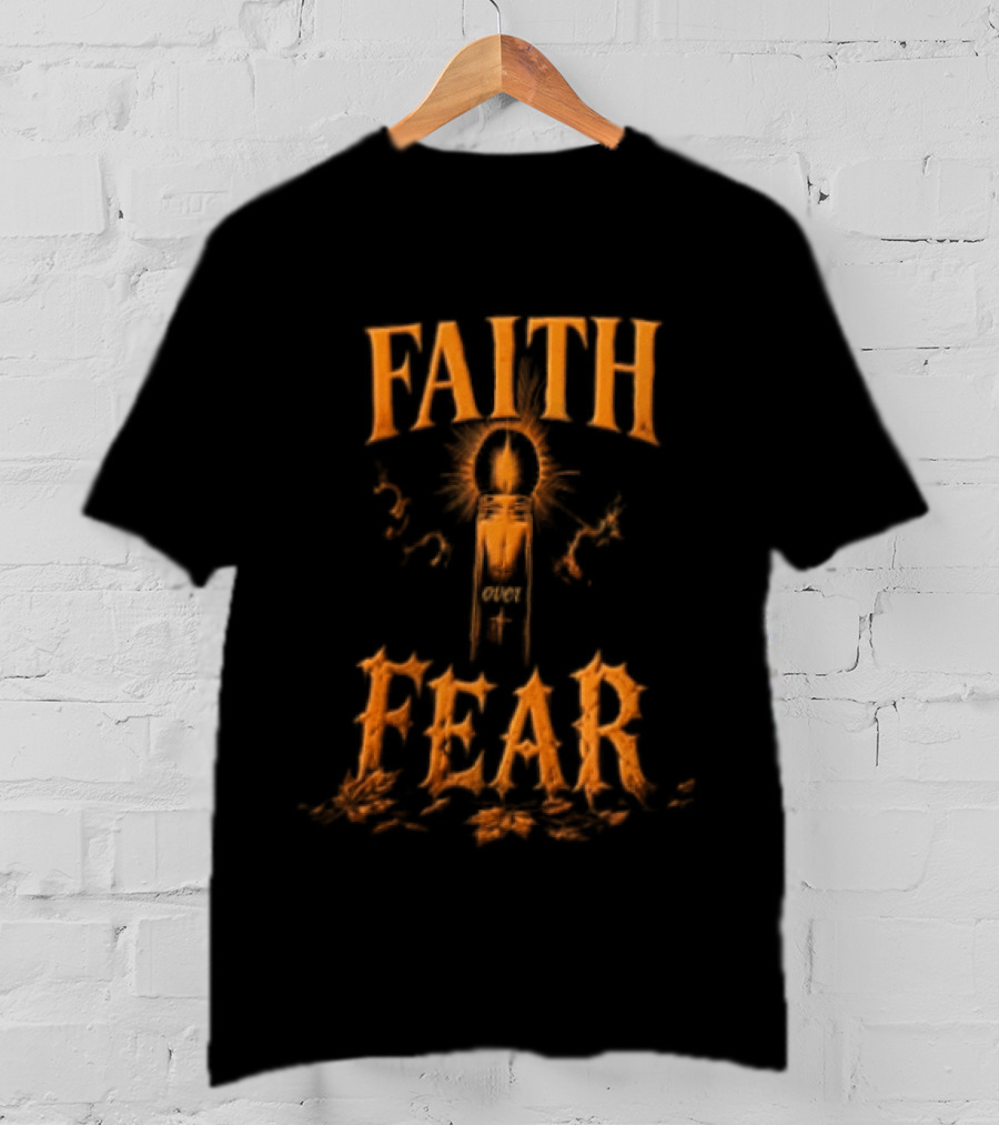 Faith Over Fear Spooky Halloween T-Shirt