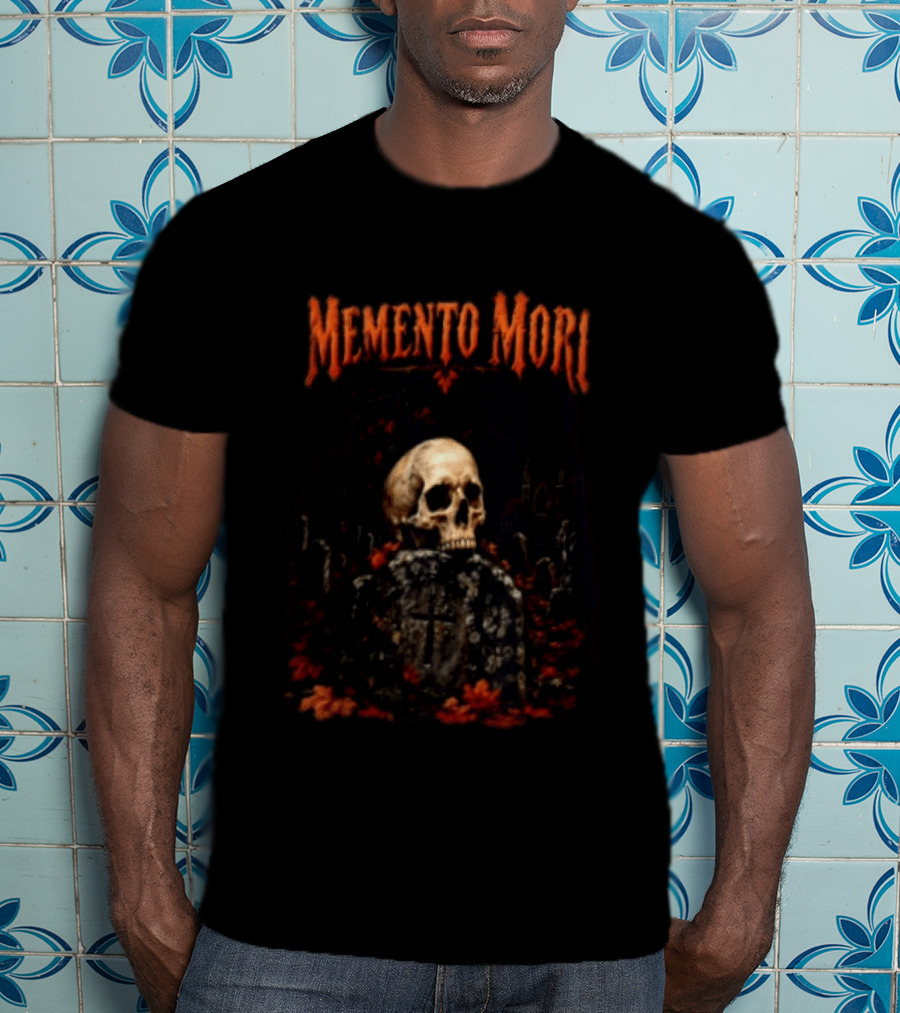 Memento Mori Skull Graveyard Gothic T-Shirt