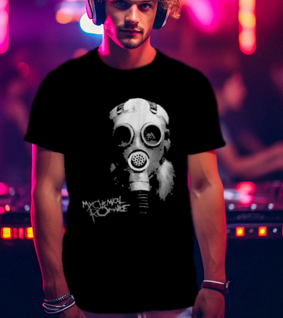 My Chemical Romance Gas Mask Mother War We're Damned Afterall T-Shirt
