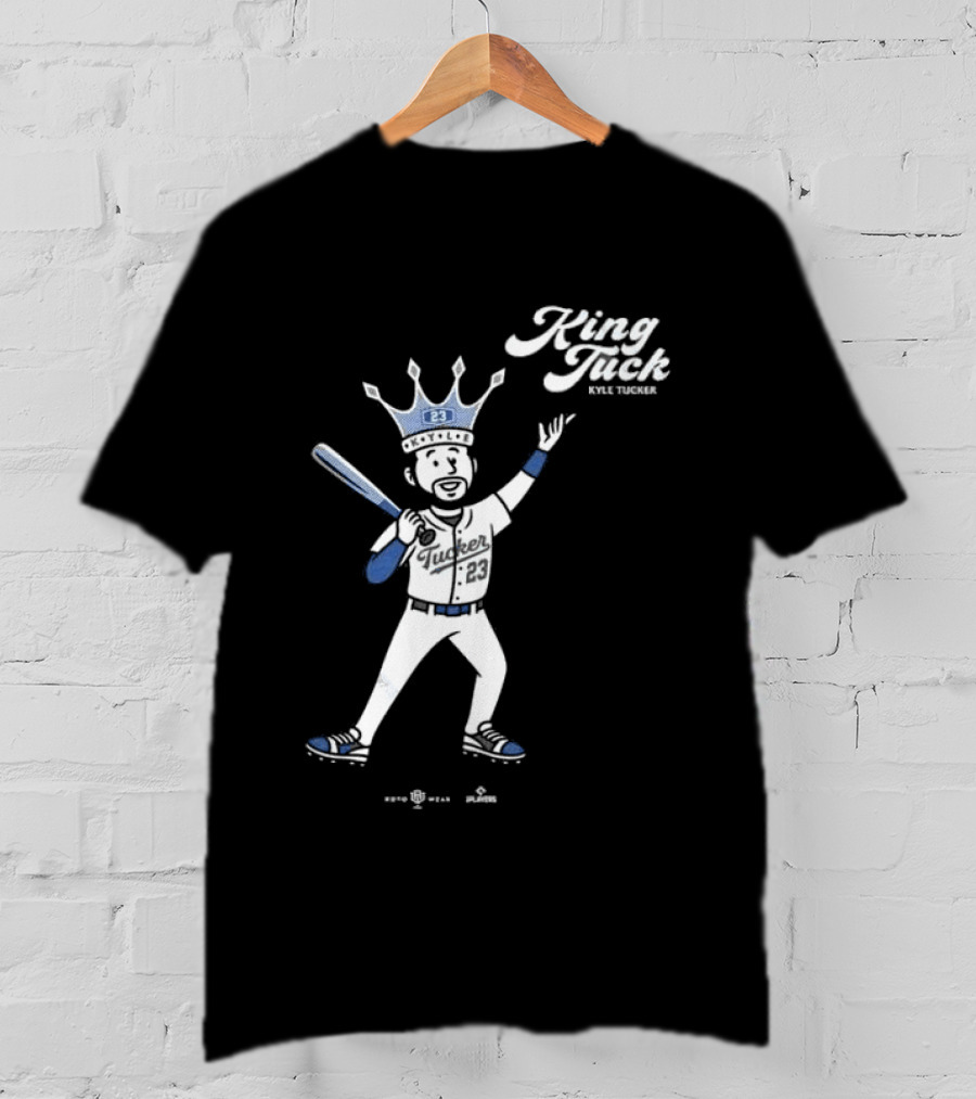 King Tuck Kyle Tucker Baseball 23 Crown Blue T-Shirt