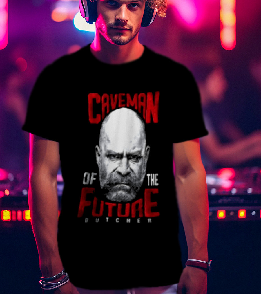 Caveman Of The Future Butcher Iconic Face T-Shirt