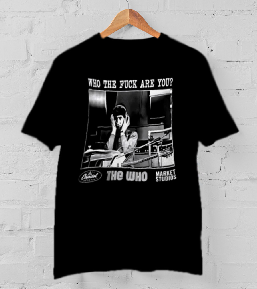 The Who X Market D2C Who The Fuck Are You Photo Album Cover T-Shirt