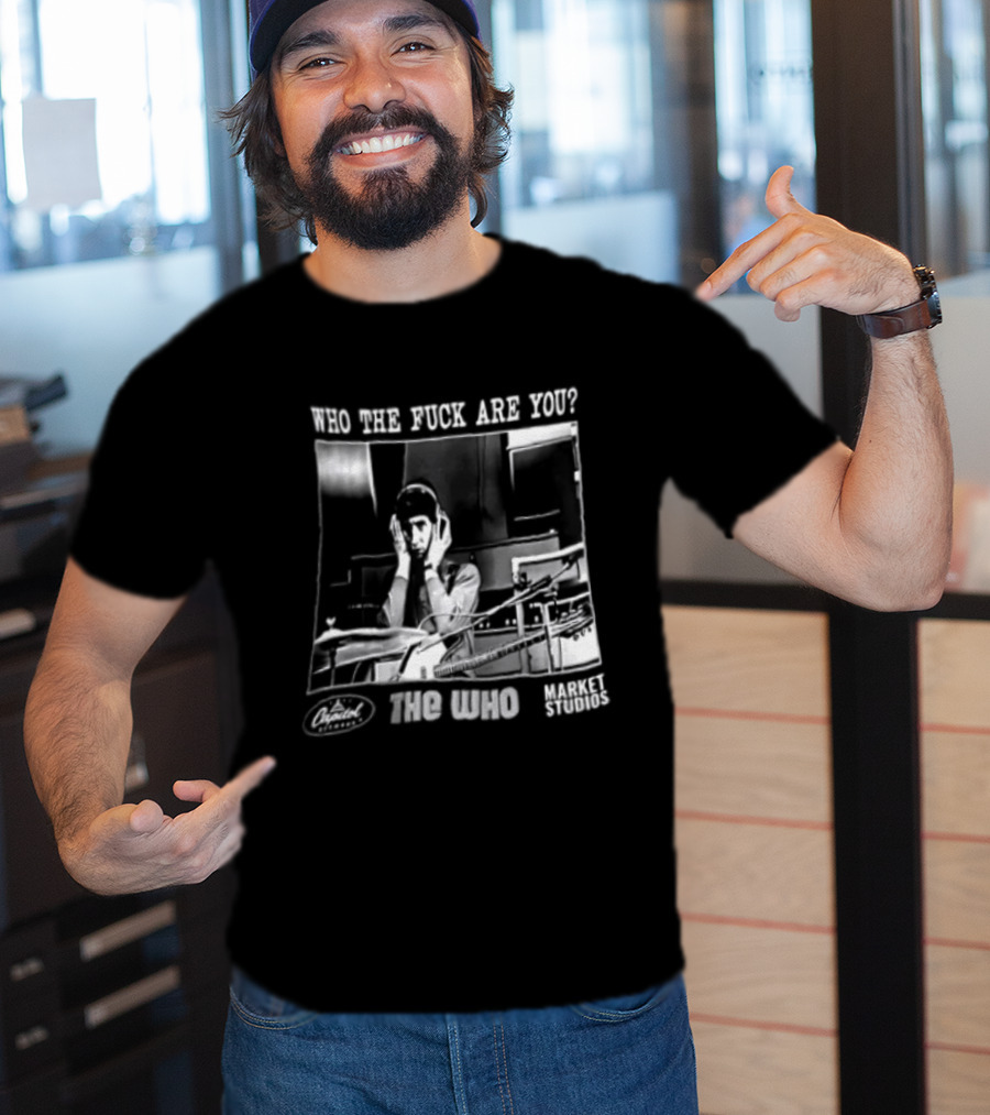 The Who X Market D2C Who The Fuck Are You Photo Album Cover T-Shirt