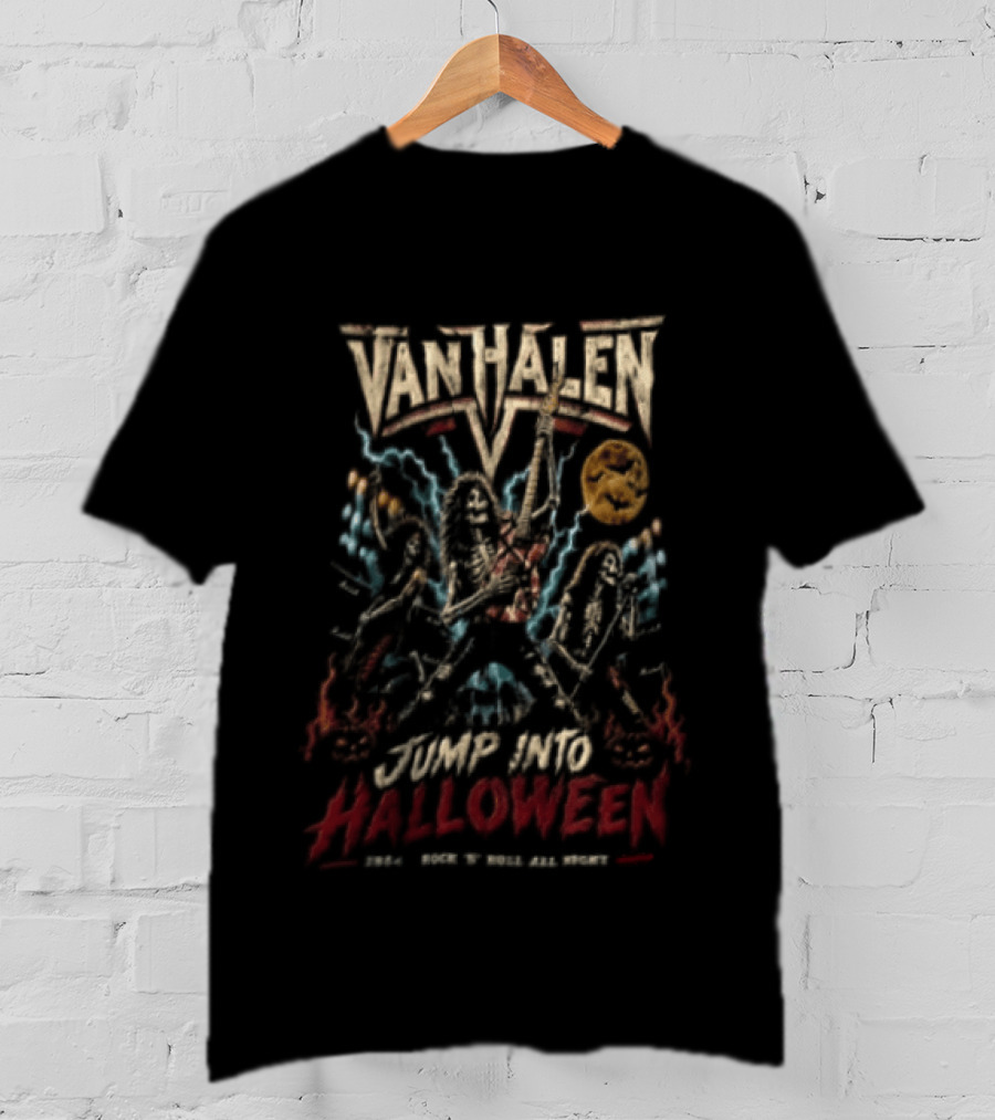 Van Halen Jump Into Halloween 1984 Rock N Roll All Night T-Shirt