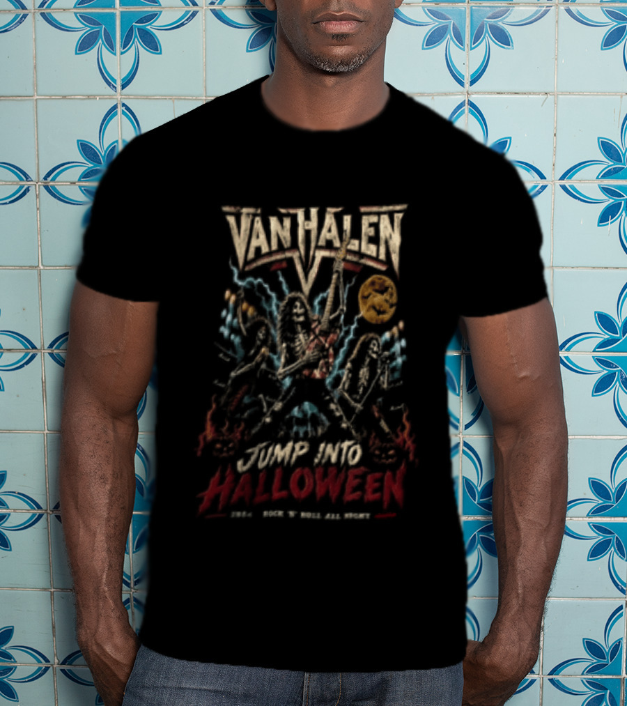 Van Halen Jump Into Halloween 1984 Rock N Roll All Night T-Shirt