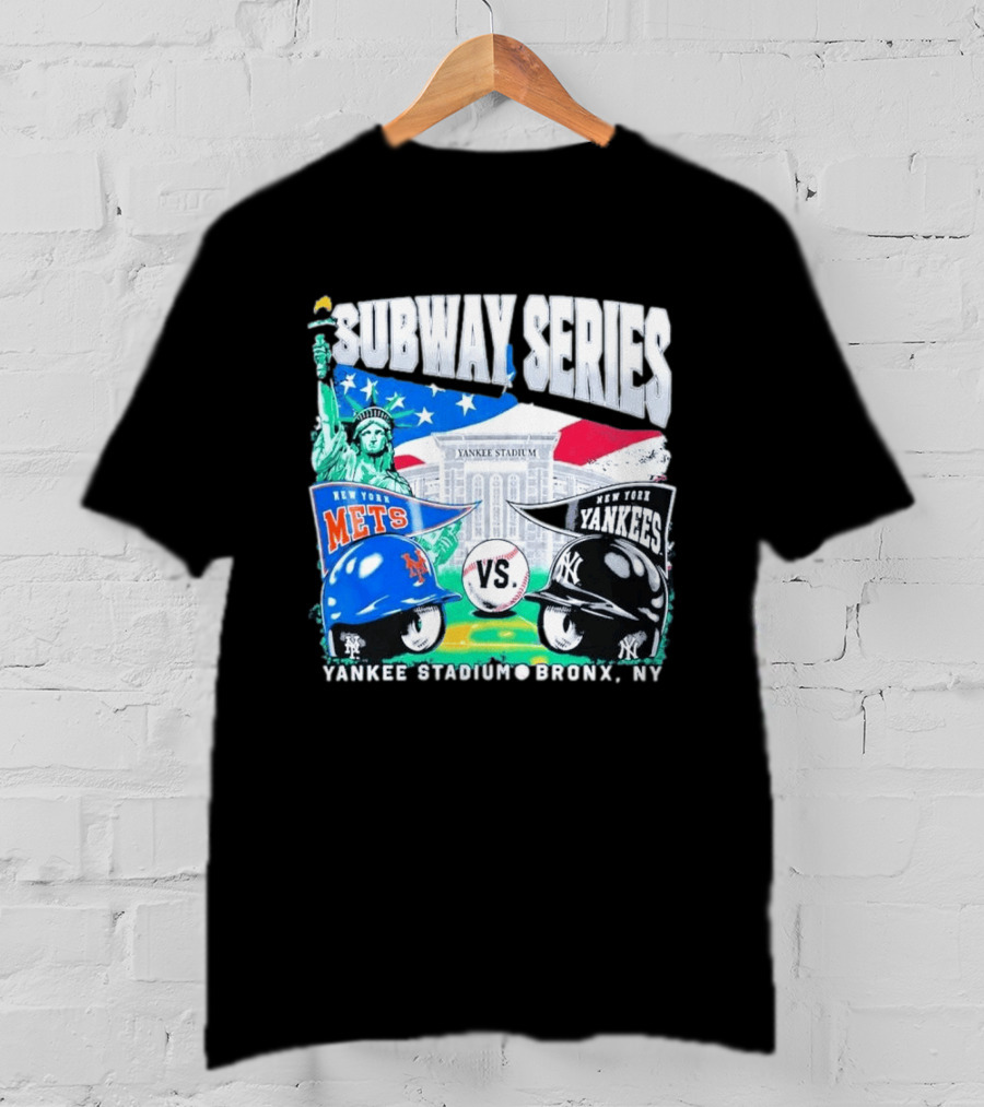 Yankee Stadium Bronx NY New York Mets Yankees Subway Series 2026 T-Shirt