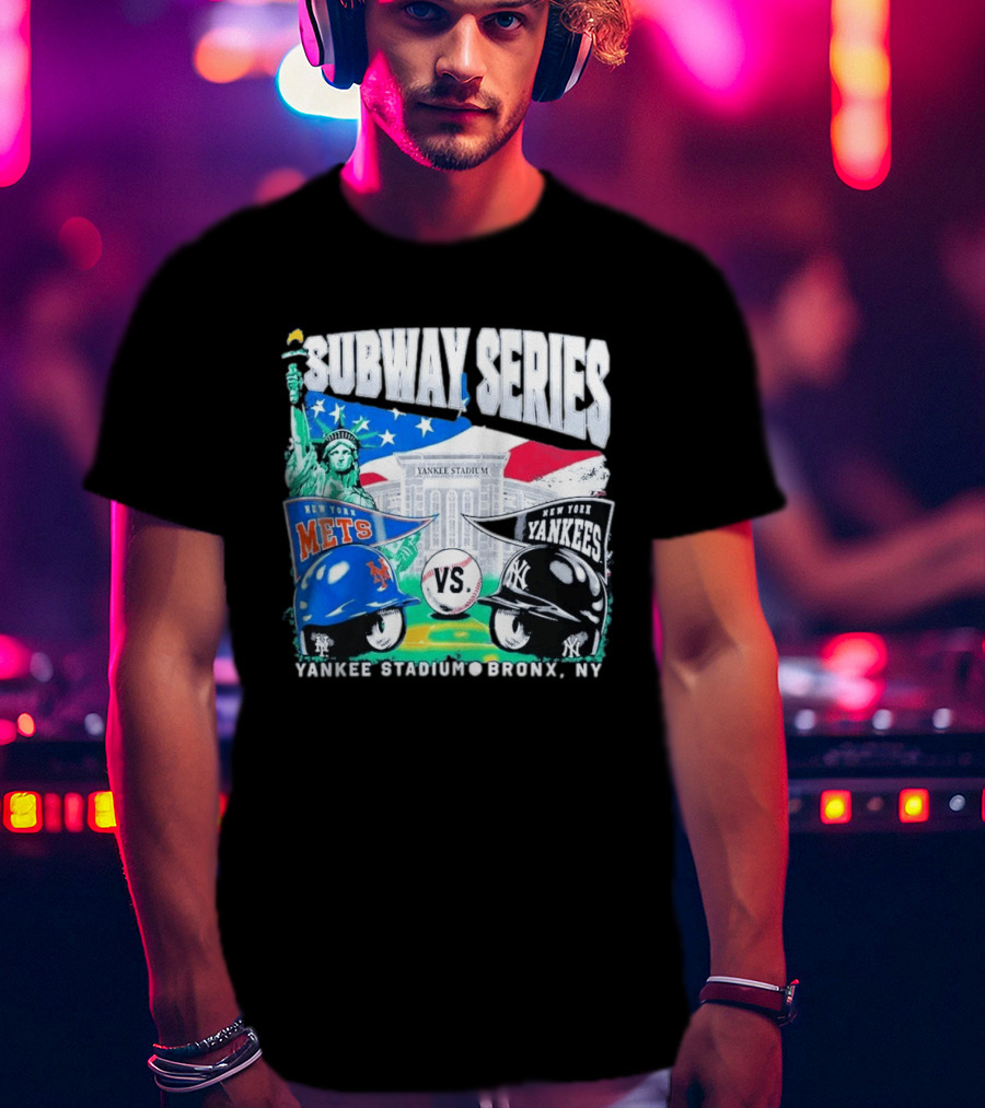 Yankee Stadium Bronx NY New York Mets Yankees Subway Series 2026 T-Shirt
