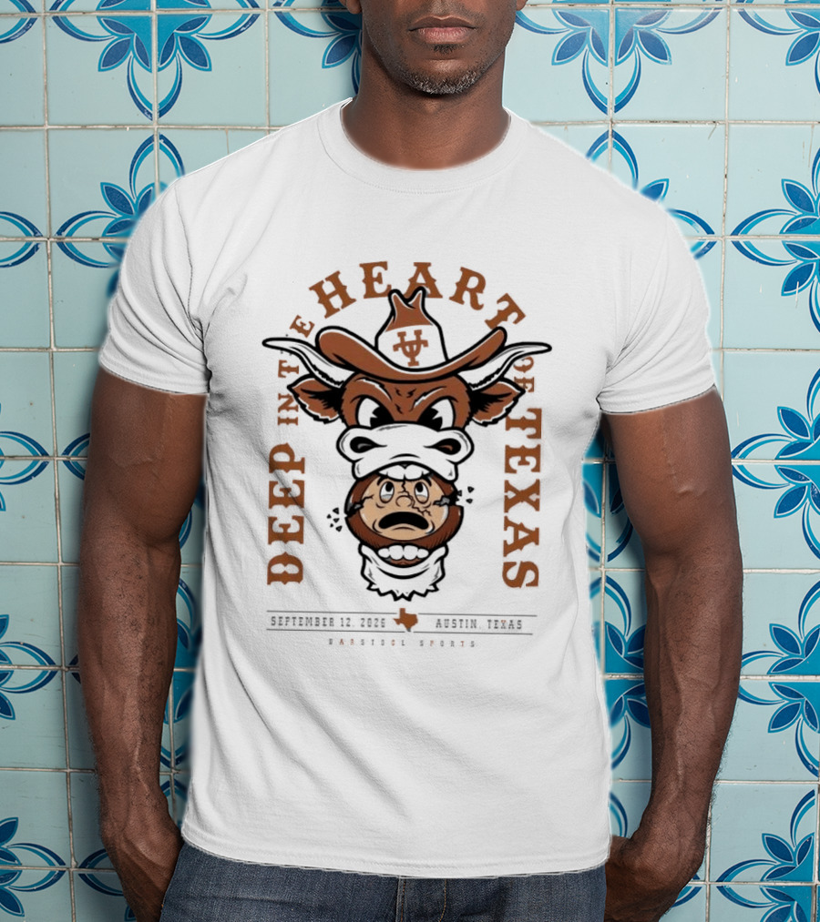 Deep In The Heart Of Texas September 12 2026 Austin Texas Barstool Sports T-Shirt