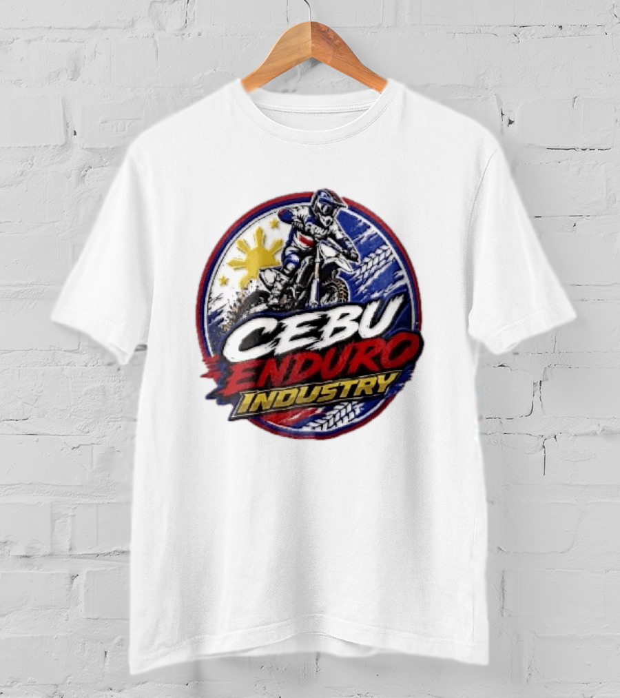 Cebu Enduro Industry Motocross Rider Dirt Bike Philippine Sun Adventure T-Shirt