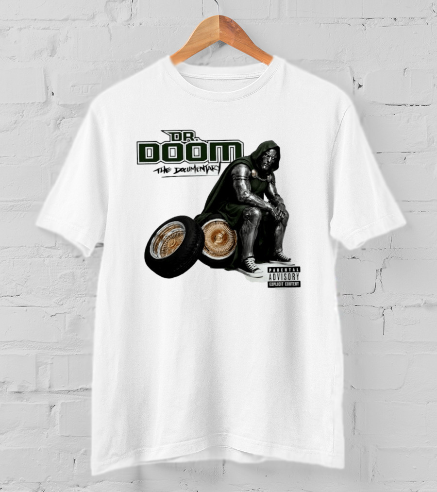 Dr Doom The Documentary Marvel Hip Hop Parental Advisory T-Shirt