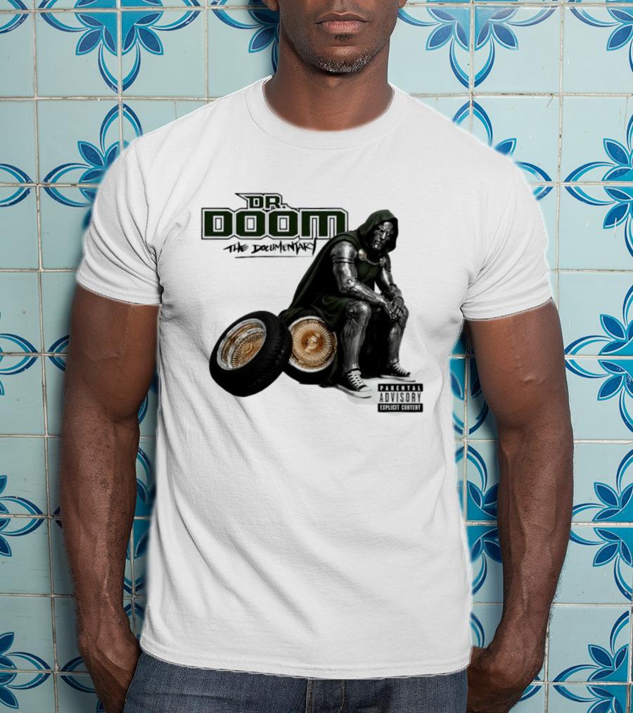 Dr Doom The Documentary Marvel Hip Hop Parental Advisory T-Shirt