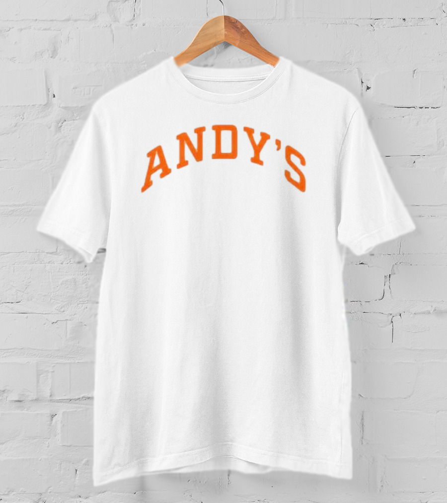 Andy's Frozen Custard Pumpkin Mockneck Eatandys Store T-Shirt