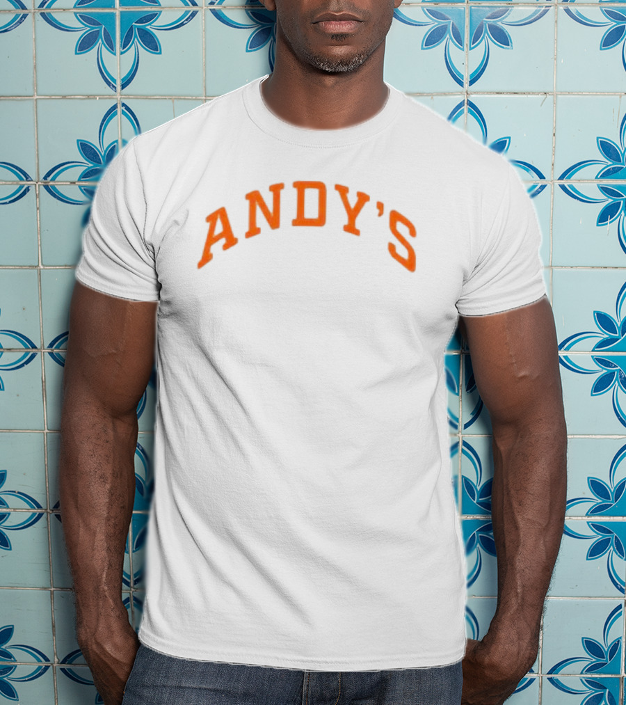 Andy's Frozen Custard Pumpkin Mockneck Eatandys Store T-Shirt