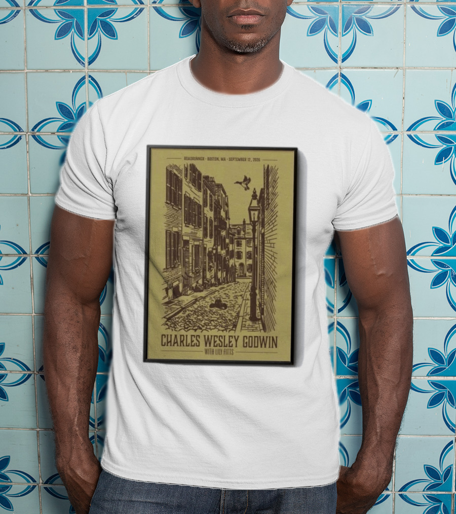 Roadrunner Boston MA September 12 2026 Charles Wesley Godwin With Lily Fitts T-Shirt