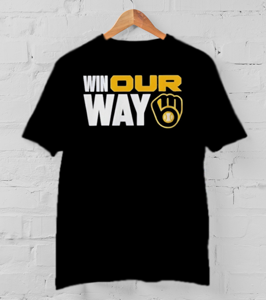 Milwaukee Brewers 2026 Postseason Win Our Way Clinched T-Shirt