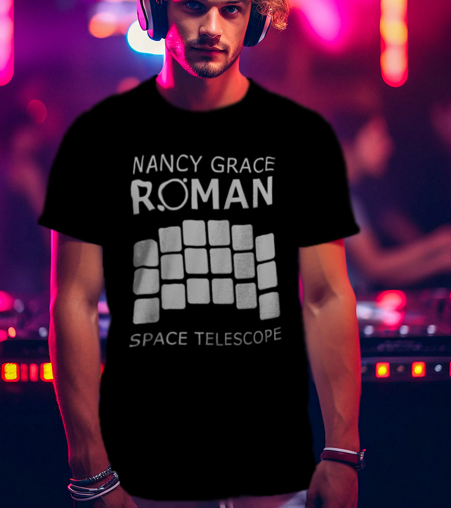 Nancy Grace Roman Space Telescope NASA Mission Square T-Shirt