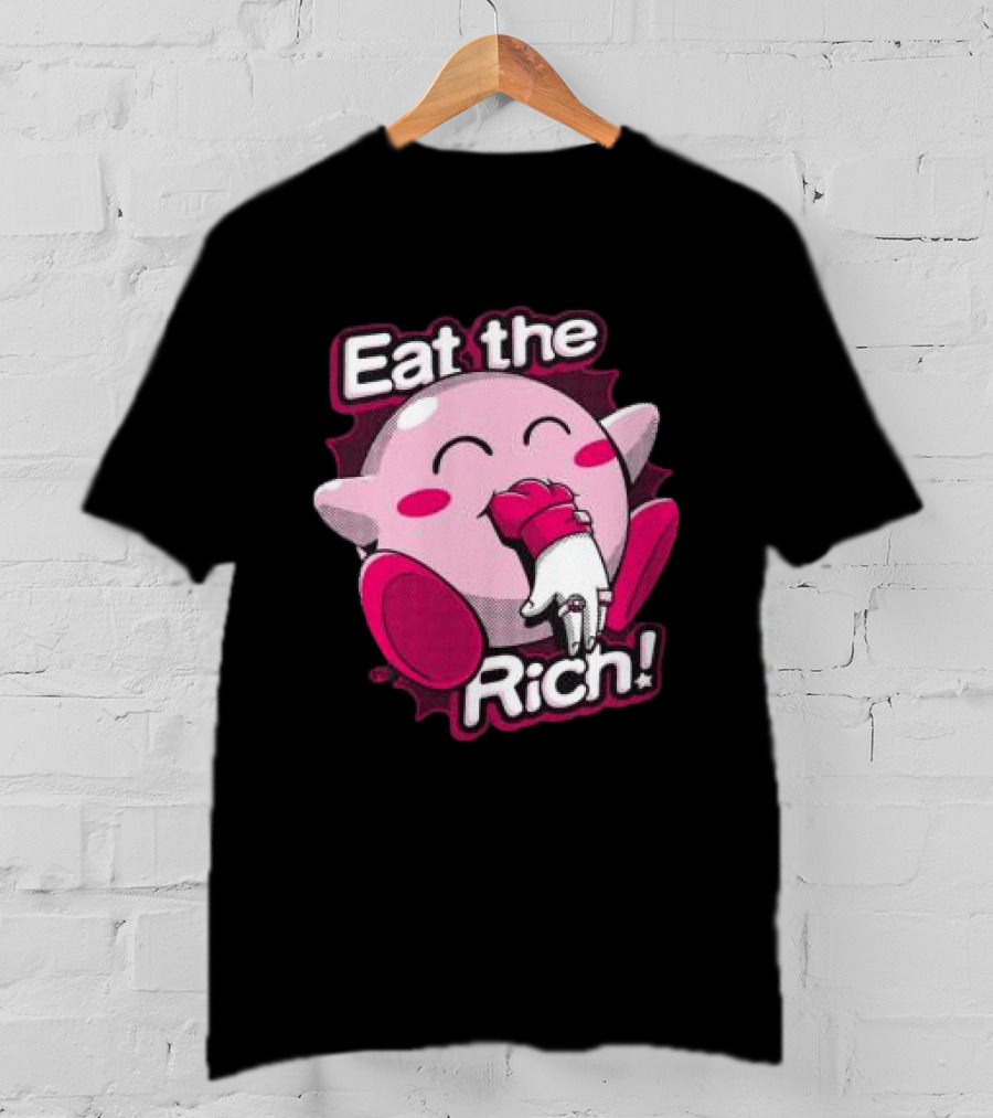 Punkwithacamera Store Eat The Rich Clay Graham Kirby Eating Hand T-Shirt