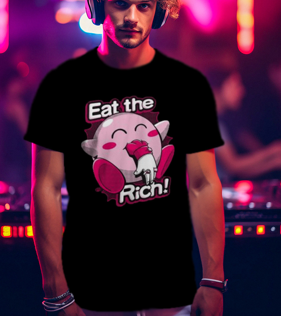 Punkwithacamera Store Eat The Rich Clay Graham Kirby Eating Hand T-Shirt