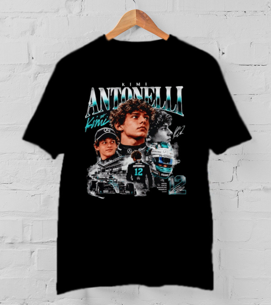 Kimi Antonelli F1 Petronas Mercedes Next Gen Racing Speed Discipline 2026 12 T-Shirt