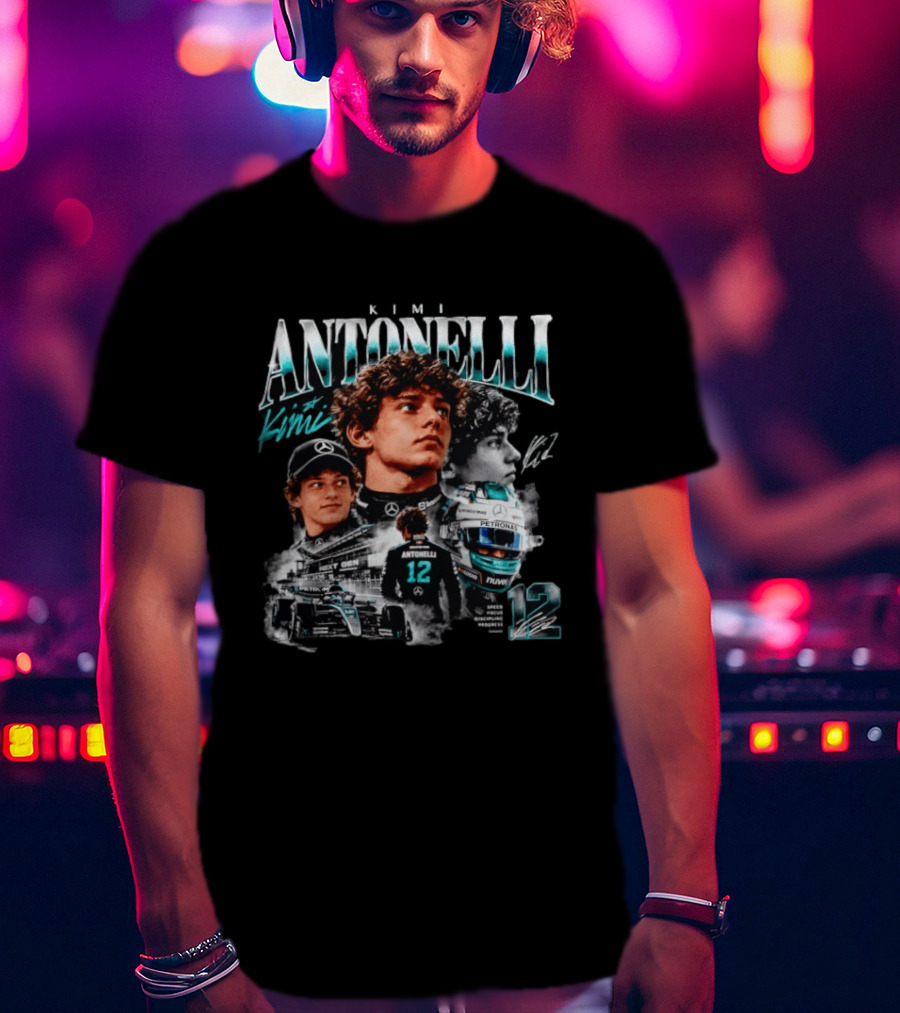 Kimi Antonelli F1 Petronas Mercedes Next Gen Racing Speed Discipline 2026 12 T-Shirt