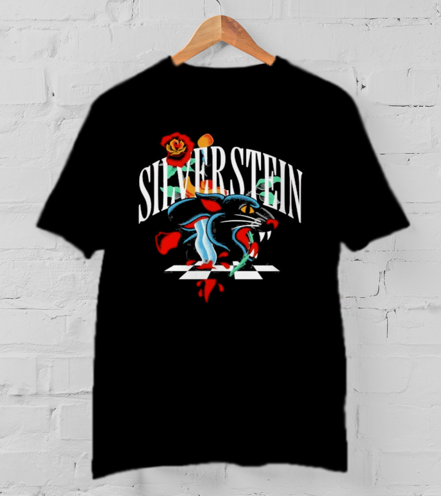 Silverstein Panther Floral Burst T-Shirt