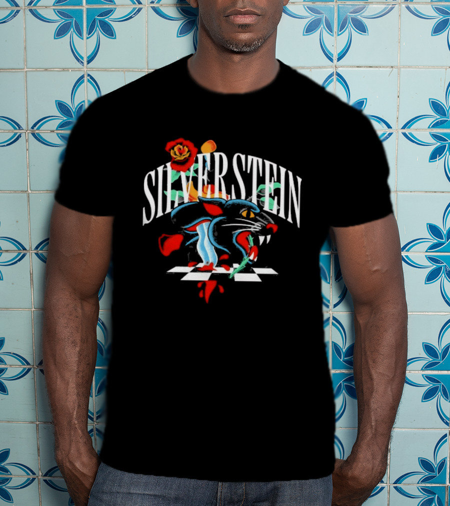 Silverstein Panther Floral Burst T-Shirt