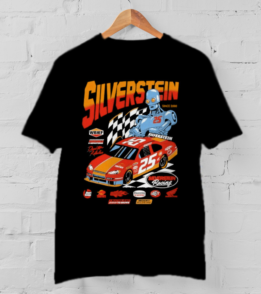 Silverstein Racecar 25 Racing WBIEF Since 2000 T-Shirt