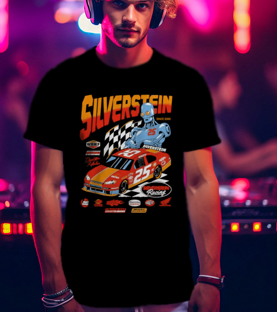 Silverstein Racecar 25 Racing WBIEF Since 2000 T-Shirt