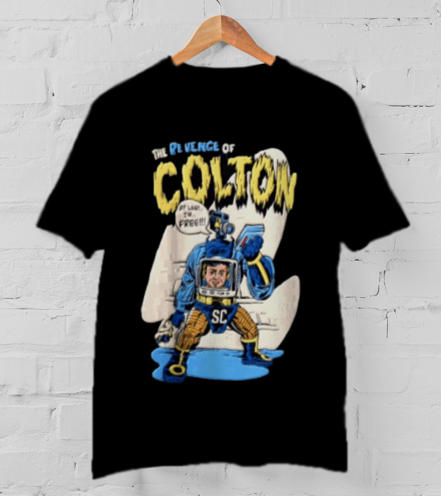 The Revenge Of Colton At Last I Am Free SC Robot Camera Head Video T-Shirt