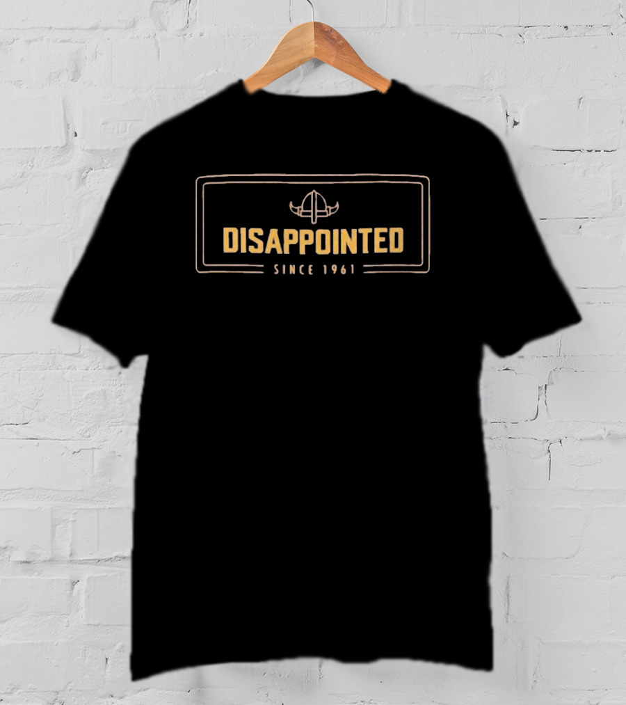 Disappointed Since 1961 Viking Horns T-Shirt