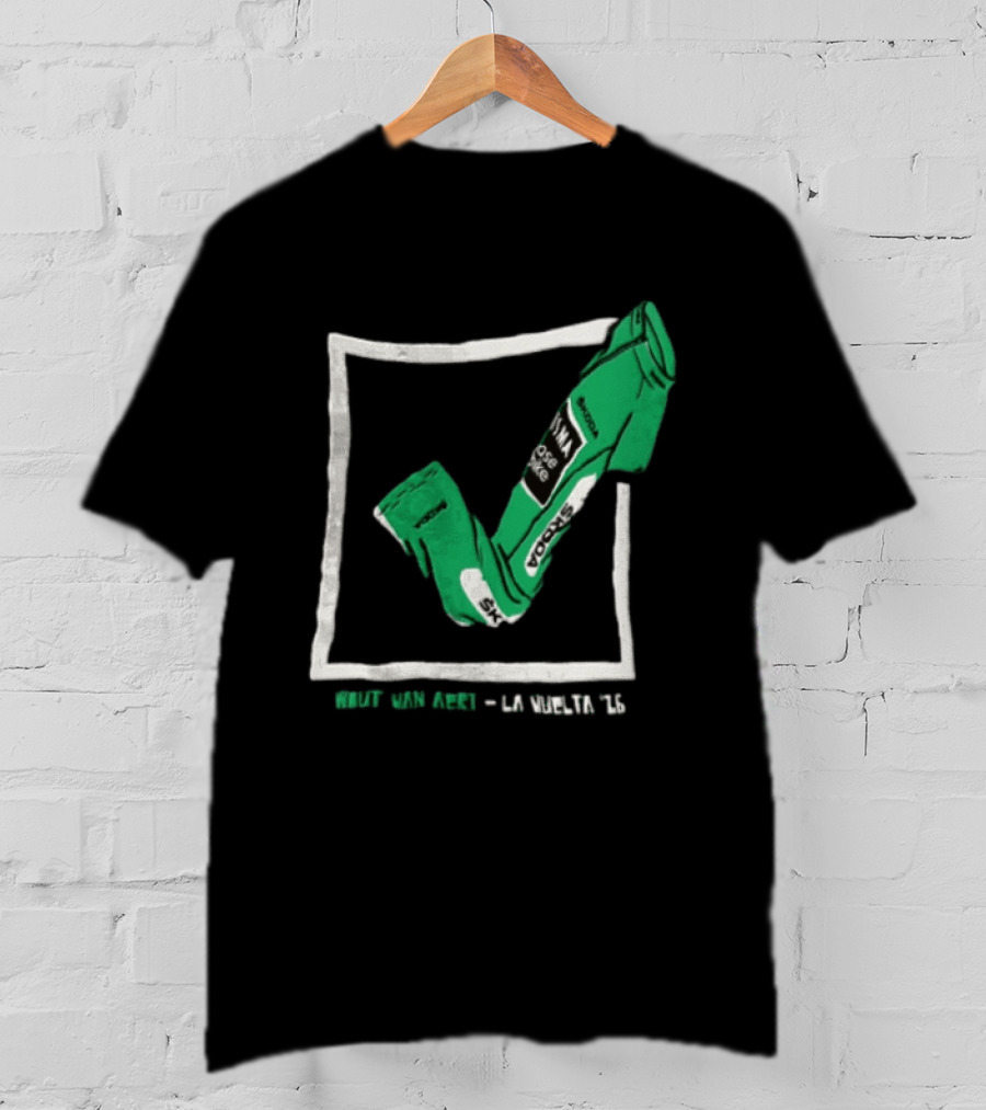 Wout Van Aert La Vuelta 26 Visma Lease A Bike Skoda Cycling Jersey T-Shirt