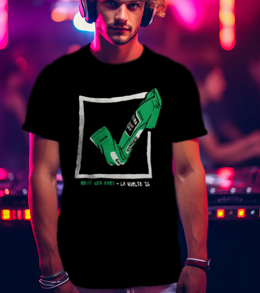 Wout Van Aert La Vuelta 26 Visma Lease A Bike Skoda Cycling Jersey T-Shirt