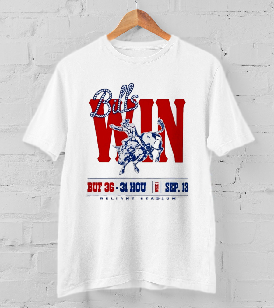Bills Win Buffalo Vs Houston Cowboy Rodeo Reliant Stadium Sep 13 T-Shirt