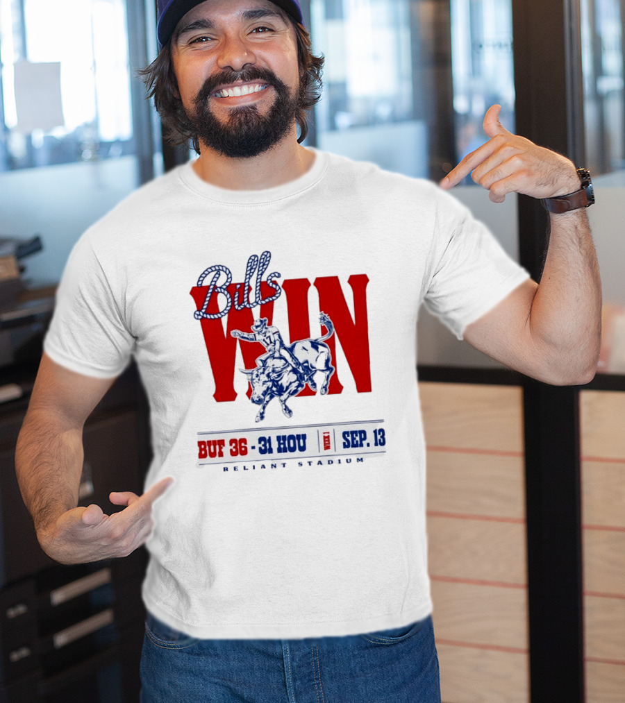 Bills Win Buffalo Vs Houston Cowboy Rodeo Reliant Stadium Sep 13 T-Shirt